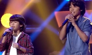 Irmãos cantam “Menino da Porteira” e fazem Victor chorar durante o The Voice Kids