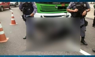 Garupa de moto morre esmagado embaixo de ônibus no Dom Pedro