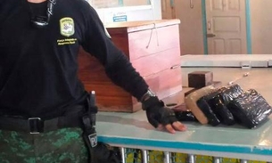 6 kg de cocaína são apreendidos dentro de embarcação no AM