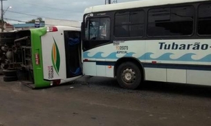 Acidente com ônibus deixa feridos 