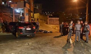 Polícia mata 5 suspeitos durante confronto em assalto