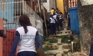 Moradores do Prosamim são orientados sobre descarte do lixo
