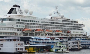 Vindo da Antártica, navio Prinsedam chega a Manaus neste domingo