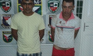 Dupla é detida armada e um dos suspeitos alega ter sido sequestrado