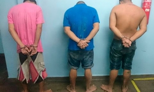 Trio é detido com vários tipos de droga na zona Sul