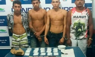 Bando é flagrado com drogas em casa no AM