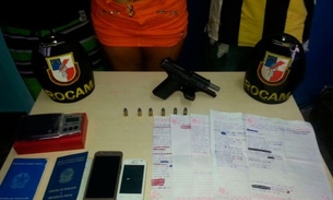 Casal é detido com arma de uso restrito no São José II
