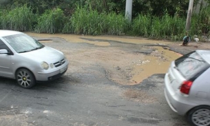 Ação é ajuizada contra Prefeitura de Manaus para reparo nas ruas do DI
