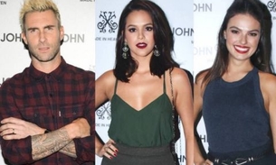 Adam Levine se recusa a tirar foto com Bruna Marquezine e Isis Valverde