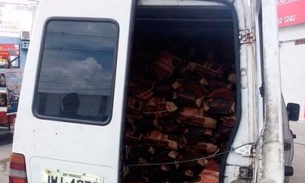 300 kg de carvão ilegal são apreendidos na Av. Grande Circular
