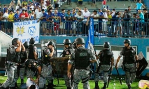 Empate entre Nacional e Remo é marcado por confronto da torcida com PMs