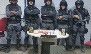 Em terreno baldio, 12 kg de droga eram guardados em cofre