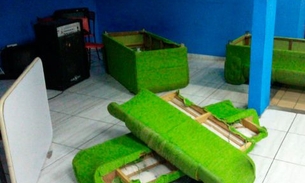 Inconformada com derrota, torcida organizada do São Raimundo faz quebra quebra