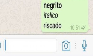 WhatsApp libera atualização com mensagens em estilos diferentes; veja como usar