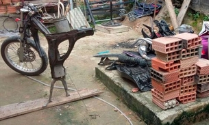 No Santa Etelvina, quadrilha é presa quando desmanchava moto roubada