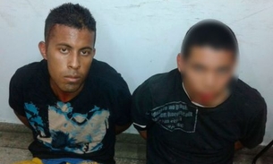 Em fuga, dupla colide moto, tenta fugir a pé, mas é detida pela PM