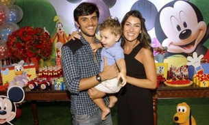 Felipe Simas faz festão para comemorar dois anos do filho