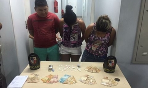 Casal é preso por tráfico e mulher tenta subornar PMs com R$ 4,9 mil