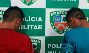 Em perseguição, dupla de menores é detida com arma e moto roubada