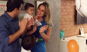 Fernanda Gentil se une ao ex-marido para comemorar 8 meses do filho