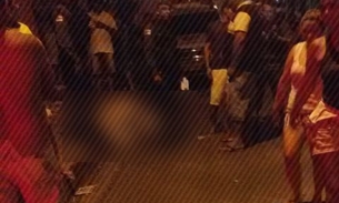 Motoqueiro executa homem no meio da rua na Compensa