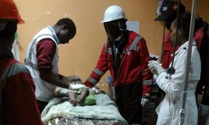 Bebê de 1 ano sobrevive 80 horas sob escombros de prédio no Quênia