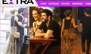 Juliana Paiva e Juliano Laham não escondem namoro e são flagrados aos beijos