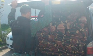 700 pacotes de carvão vegetal irregular são apreendidos na Compensa