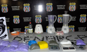 Dupla é presa com 15 kg de drogas em Manaus