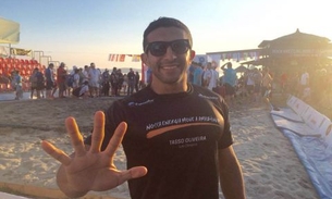 Amazonense fica entre os cinco melhores no Mundial de Beach Wrestling