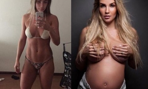 Ex-BBB Aline Gotschalg mostra barriga definida e faz mistério sobre novo corpo