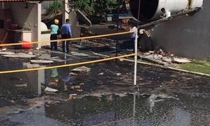 Esgoto explode durante churrasco e 12 pessoas ficam feridas em Manaus