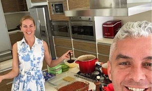 Marido de Ana Hickmann reclama de atraso no almoço e arranja confusão com esposa