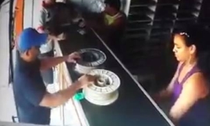 Em assalto, criminosos rendem funcionários e levam linha de cerol 