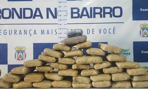24kg de maconha são incinerados no interior do AM