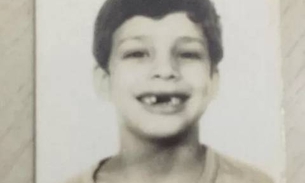 Adivinha quem é? Galã aparece bengalinha em foto de infância