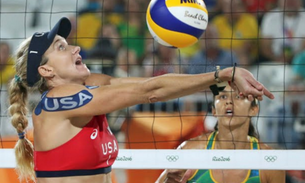 Americanas vencem Larissa e Talita e ficam com bronze no vôlei de praia