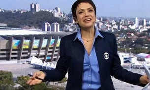 Sandra Annenberg grita com gol do Brasil durante narração de Cleber Machado e bomba na web