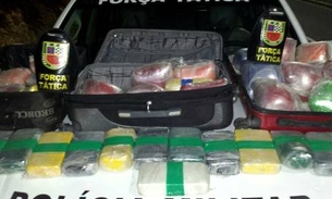  Dupla é presa com mais de 30 quilo de drogas em Manaus 