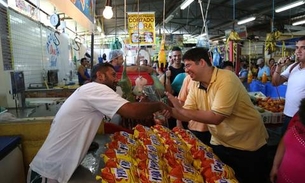 Hissa visita feiras e diz que vai melhorar espaço de trabalho