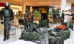 Shopping em Manaus realiza  exposição em comemoração ao Dia do Soldado                