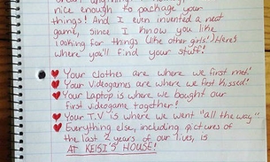 Uma namorada traída encontrou uma solução criativa para se vingar do namorado