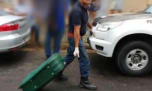 Confirmado: Mala estava repleta de restos humanos em Manaus