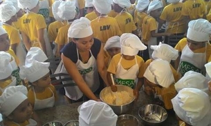 Projeto Mesinha Saudável ensina hábitos alimentares para crianças 