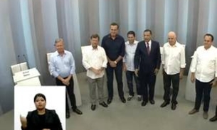 Arthur e Marcelo evitam confronto. Debate foi ruim