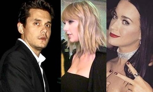 Rivais, Taylor Swift e Katy Perry se encontram com ex John Mayer em festa