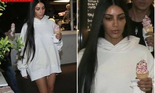 Kim Kardashian aparece pela primeira vez em público após assalto simples e sem maquiagem