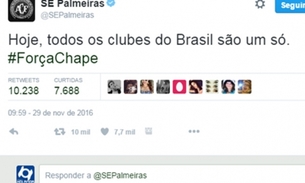  Clubes brasileiros prestam solidariedade à Chape