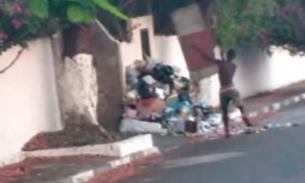 Moradores revoltados com falta de coleta do lixo têm atitude extrema