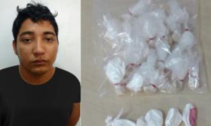 Jovem é preso com 32 trouxinhas de droga em Manaus
